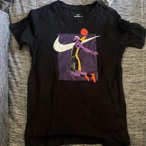 Nike Black Tee with Basketball Graphic
